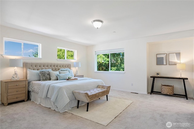 17445 NE 28th St, Redmond, WA 98052 - bedroom featuring light carpet and baseboards