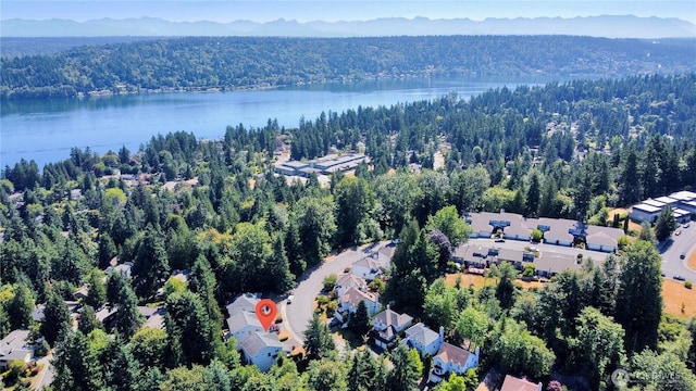 17445 NE 28th St, Redmond, WA 98052 - aerial view of property's location with a nearby body of water