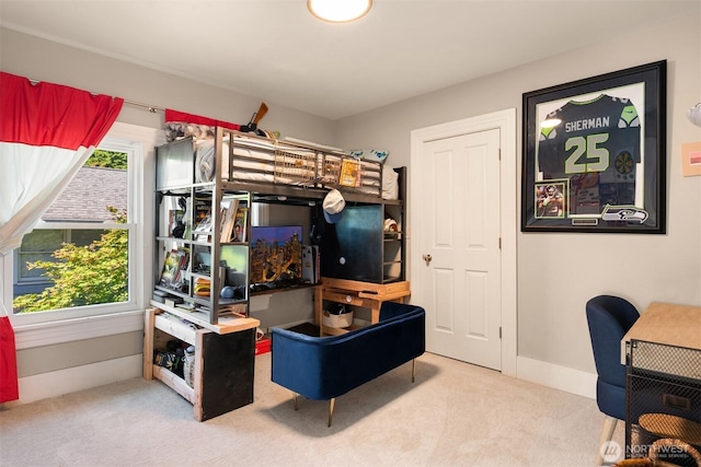 1012 2nd Ave W, Seattle, WA 98119 - carpeted bedroom featuring a desk