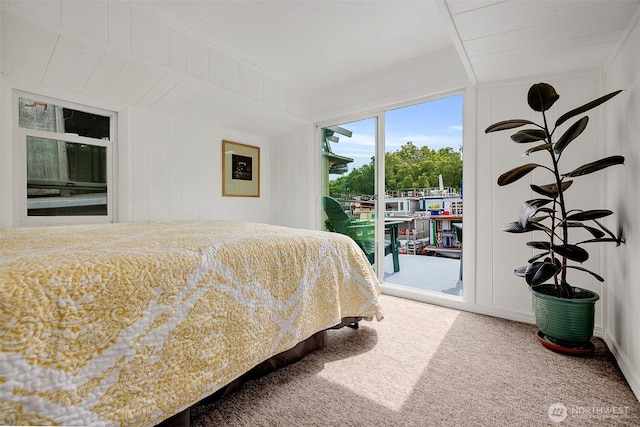 2143 N Northlake Way Unit 11, Seattle, WA 98103 - carpeted bedroom featuring access to outside
