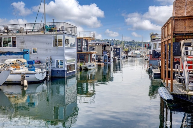 2143 N Northlake Way Unit 11, Seattle, WA 98103 - dock featuring a water view
