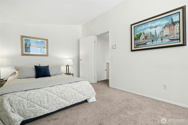 12613 SE 42nd St Unit 613, Bellevue, WA 98006 - bedroom featuring light colored carpet and a textured ceiling
