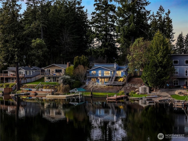 7217 20th Ave SE, Lacey, WA 98503 - water view with a dock