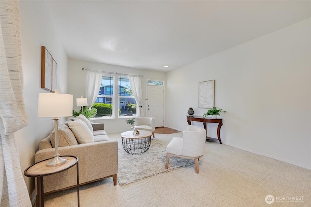 15204 48th Ave SE, Everett, WA 98208 - living room featuring baseboards and recessed lighting