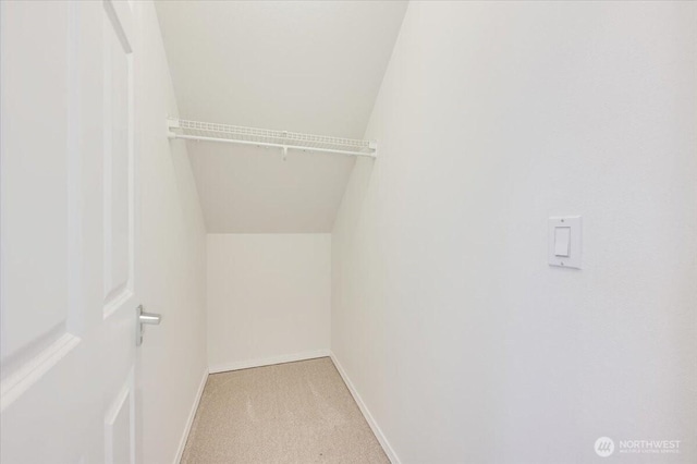 15204 48th Ave SE, Everett, WA 98208 - spacious closet featuring carpet and vaulted ceiling