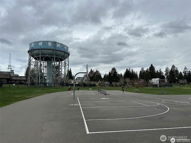 7741 15th Ave NE Unit C, Seattle, WA 98115 - view of sport court with community basketball court and a lawn