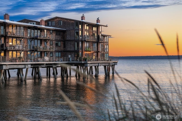 3717 Beach Dr SW Unit 113, Seattle, WA 98116 - dock area with a water view