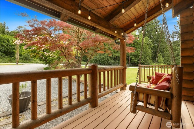 4004 Saje Ln, Sedro Woolley, WA 98284 - view of deck