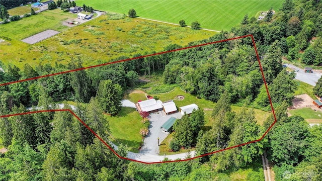 4004 Saje Ln, Sedro Woolley, WA 98284 - view of rural area featuring property boundaries highlighted