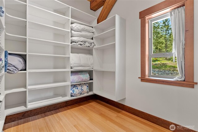 65 Fiddlers Rd, Winthrop, WA 98862 - spacious closet with wood finished floors