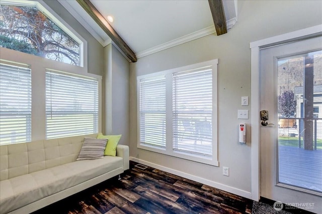8542 Crescent Bar Rd NW Unit 346, Quincy, WA 98848 - sitting room with crown molding and dark wood-type flooring