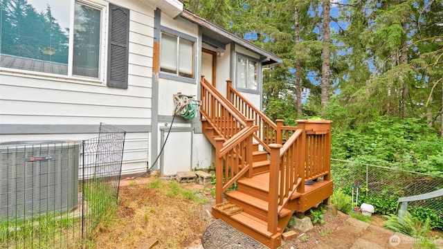 20 NE Wanda Ct, Belfair, WA 98528 - deck featuring stairs
