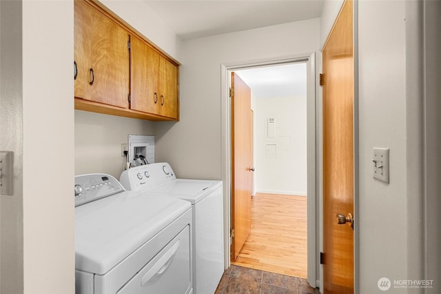 2834 Leeward Way, Bellingham, WA 98226 - washroom with cabinet space and washer and dryer