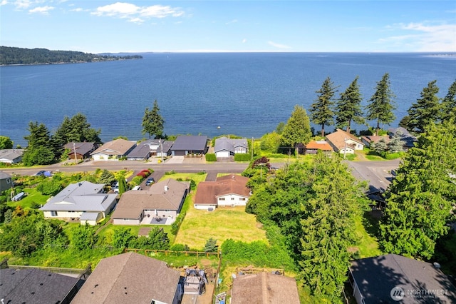 2834 Leeward Way, Bellingham, WA 98226 - aerial view of residential area featuring a nearby body of water