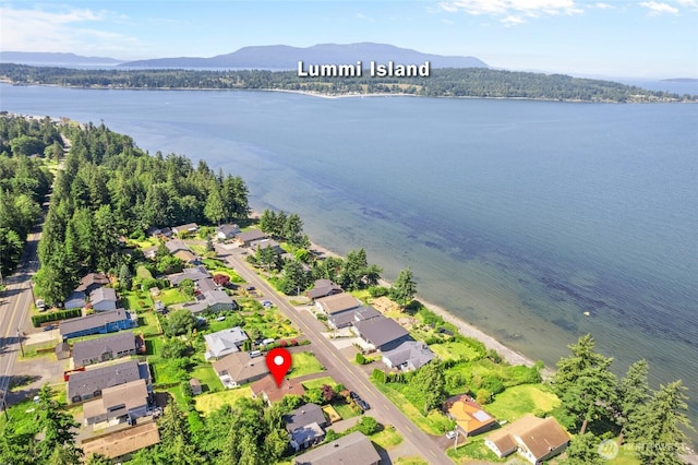 2834 Leeward Way, Bellingham, WA 98226 - view of property location featuring a water and mountain view and nearby suburban area