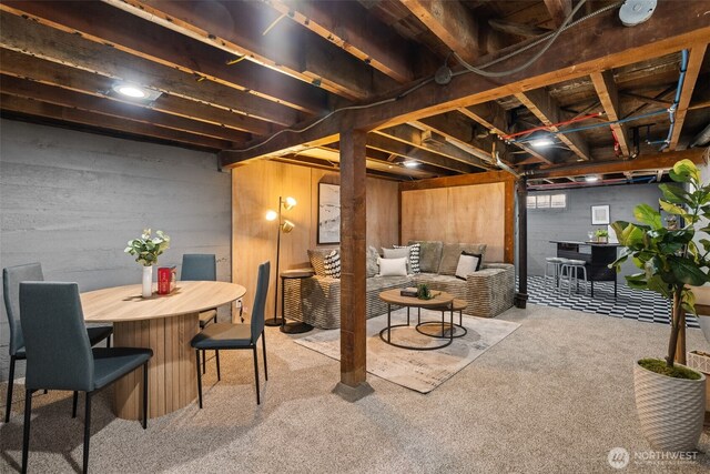 6017 Fauntleroy Way SW, Seattle, WA 98136 - unfinished basement featuring carpet