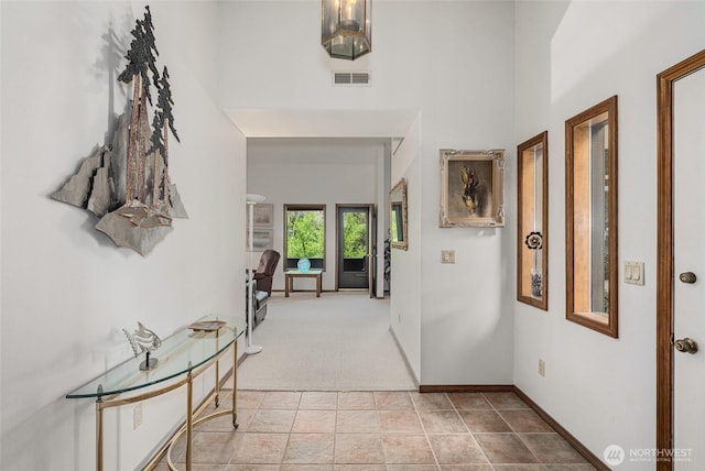 225 NE 19th St Unit 24, East Wenatchee, WA 98802 - carpeted entrance foyer featuring a towering ceiling and baseboards