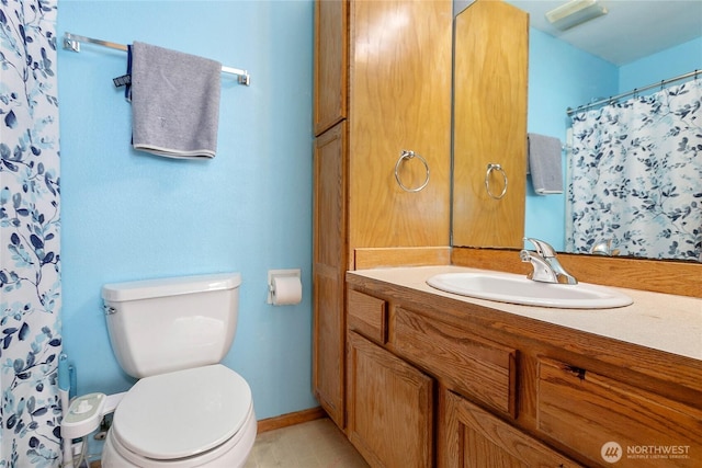 1339 Spruce St, Lynden, WA 98264 - full bathroom featuring vanity and a shower with curtain