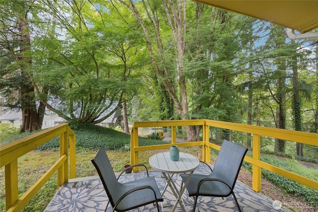 12912 62nd Ave NW Unit B5, Gig Harbor, WA 98332 - view of wooden terrace