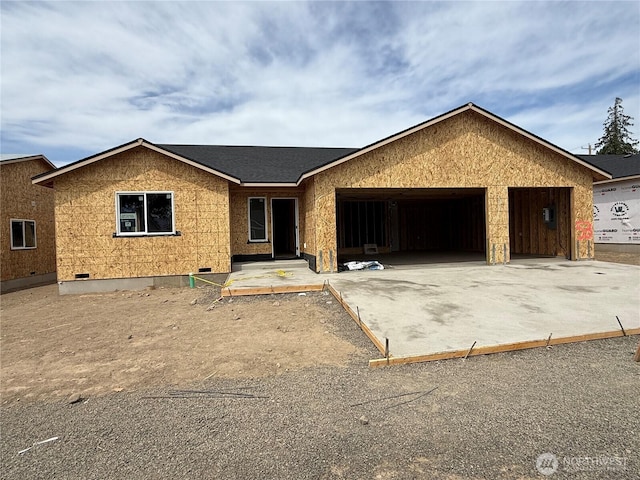 22 Salmon Dr, Wenatchee, WA 98801 - property in mid-construction featuring an attached garage and driveway