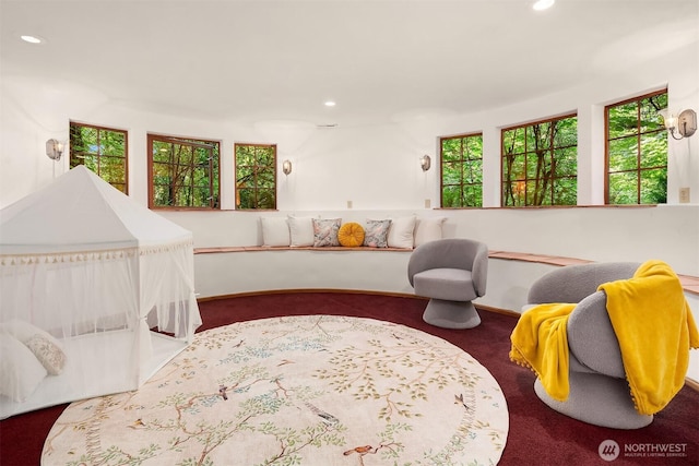 24917 Dockton Rd SW, Vashon, WA 98070 - carpeted bedroom featuring recessed lighting and baseboards