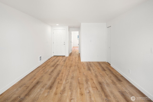 2020 Grant Ave S Unit B103, Renton, WA 98055 - spare room with baseboards, light wood-style flooring, and recessed lighting