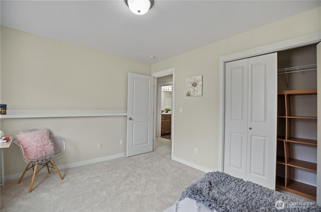 13020 112th Ave NE, Kirkland, WA 98034 - carpeted bedroom with a closet and baseboards