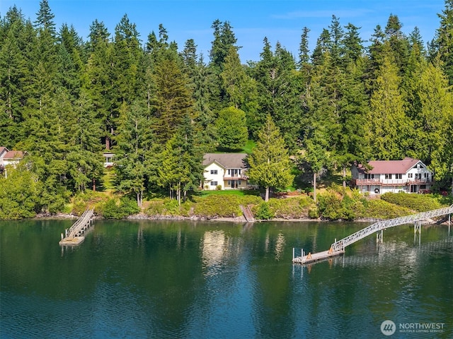 115 Quarry Rd, Port Ludlow, WA 98365 - aerial view of property and surrounding area featuring a large body of water