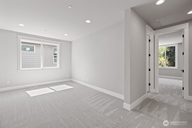 1418 238th St SE, Bothell, WA 98021 - carpeted empty room with baseboards and recessed lighting