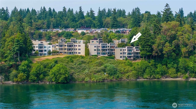 525 Lebo Blvd Unit G3, Bremerton, WA 98310 - water view featuring a heavily wooded area