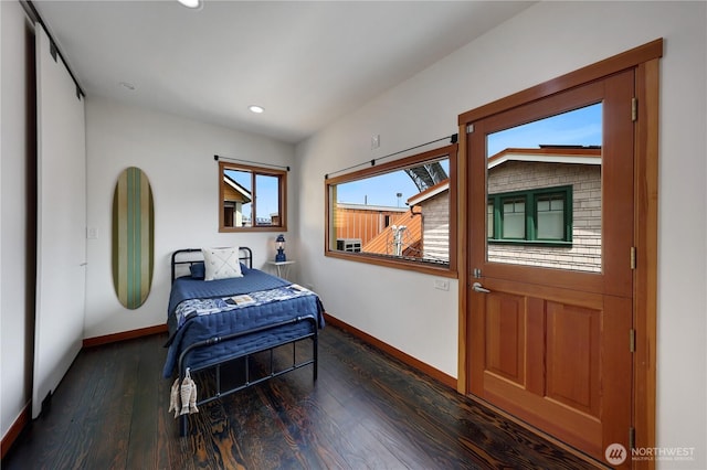 2770 Westlake Ave N Unit 6, Seattle, WA 98109 - bedroom featuring wood finished floors and recessed lighting