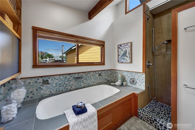 2770 Westlake Ave N Unit 6, Seattle, WA 98109 - full bathroom featuring a bath and tiled shower