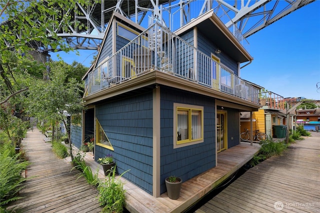 2770 Westlake Ave N Unit 6, Seattle, WA 98109 - view of property exterior with a balcony