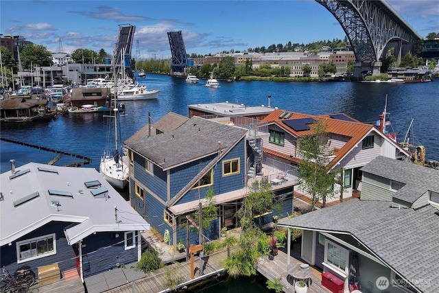 2770 Westlake Ave N Unit 6, Seattle, WA 98109 - bird's eye view of a large body of water and a notable bridge