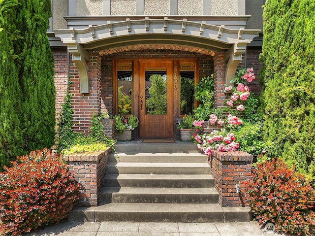 3804 S Mcclellan St, Seattle, WA 98144 - property entrance featuring brick siding and french doors