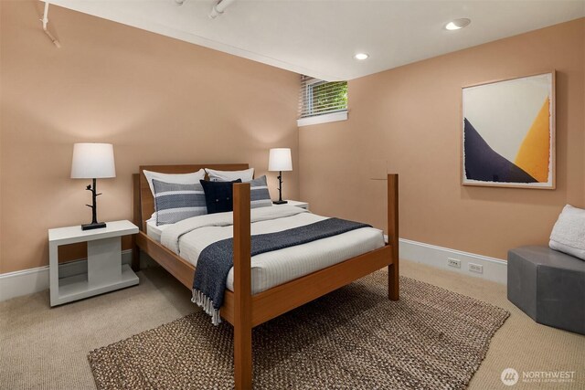 3804 S Mcclellan St, Seattle, WA 98144 - bedroom with carpet flooring and recessed lighting
