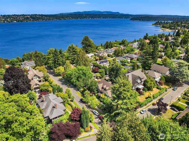 3804 S Mcclellan St, Seattle, WA 98144 - aerial view of residential area with a large body of water