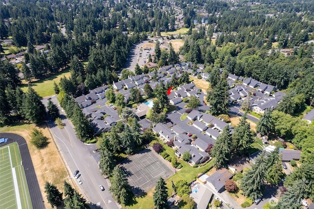 3207 SW 319th St Unit 48, Federal Way, WA 98023 - aerial view of property and surrounding area featuring nearby suburban area