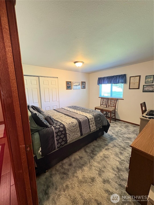 301 Main St, Riverside, WA 98849 - bedroom with a textured ceiling and a closet
