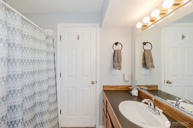 7315 E Collins Rd, Port Orchard, WA 98366 - full bath featuring vanity and curtained shower
