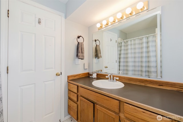 7315 E Collins Rd, Port Orchard, WA 98366 - full bath with vanity and curtained shower