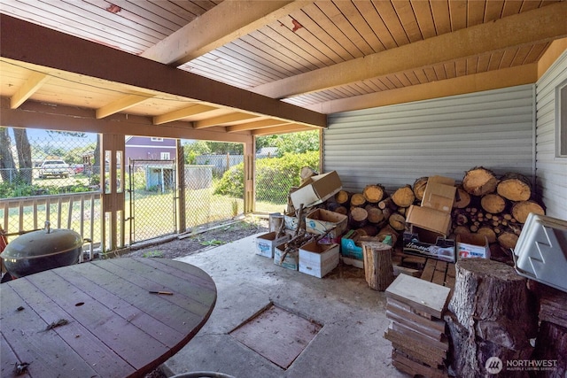 324 Mizzen Ave NW, Ocean Shores, WA 98569 - view of patio featuring a gate