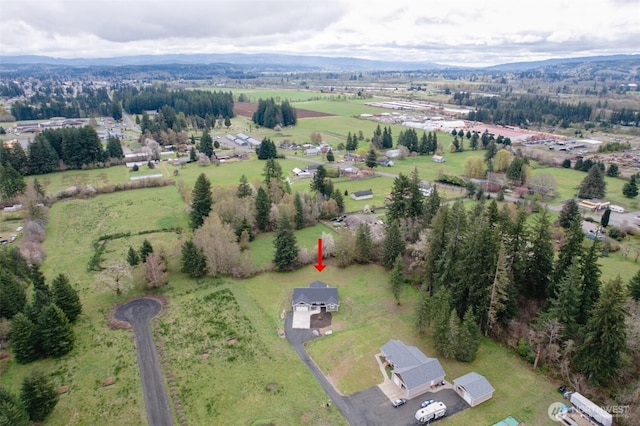 24 Hurd Rd, Elma, WA 98541 - aerial view of property and surrounding area with rural landscape