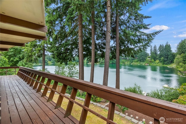 2219 Yelm Hwy SE, Olympia, WA 98501 - wooden deck featuring a water view