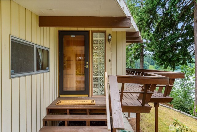 2219 Yelm Hwy SE, Olympia, WA 98501 - property entrance with a deck