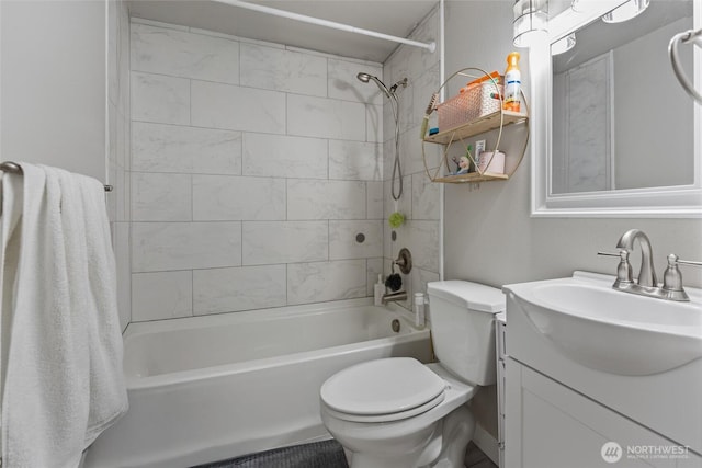 135 F St SE, Ephrata, WA 98823 - full bathroom featuring shower / washtub combination and vanity