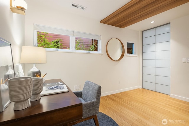3659 Whitman Ave N, Seattle, WA 98103 - office featuring wood finished floors and recessed lighting