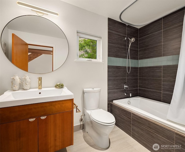 3659 Whitman Ave N, Seattle, WA 98103 - bathroom featuring tiled shower / bath and vanity