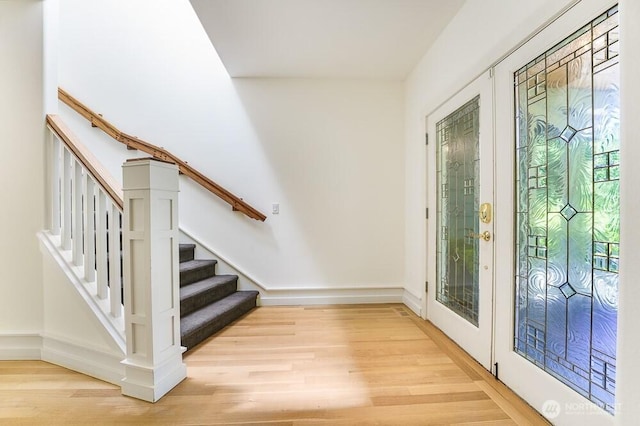 7516 181st Pl SW, Edmonds, WA 98026 - foyer featuring wood finished floors and stairs