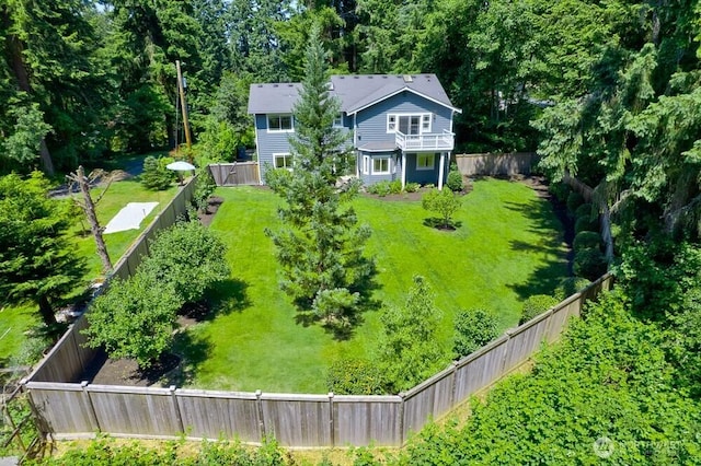 7516 181st Pl SW, Edmonds, WA 98026 - view from above of property with a heavily wooded area